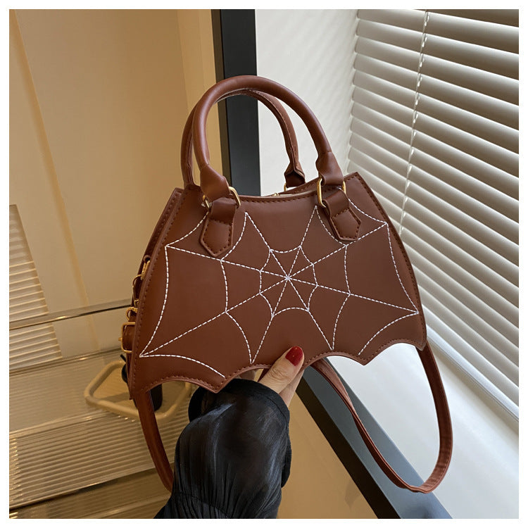 Wholesale Spider Web PU Tote Messenger Bag
