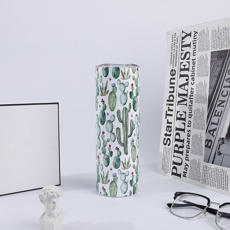 Wholesale Printed Thermos Cup Stainless Steel Cold 20oz Car Cup Convenient Cans