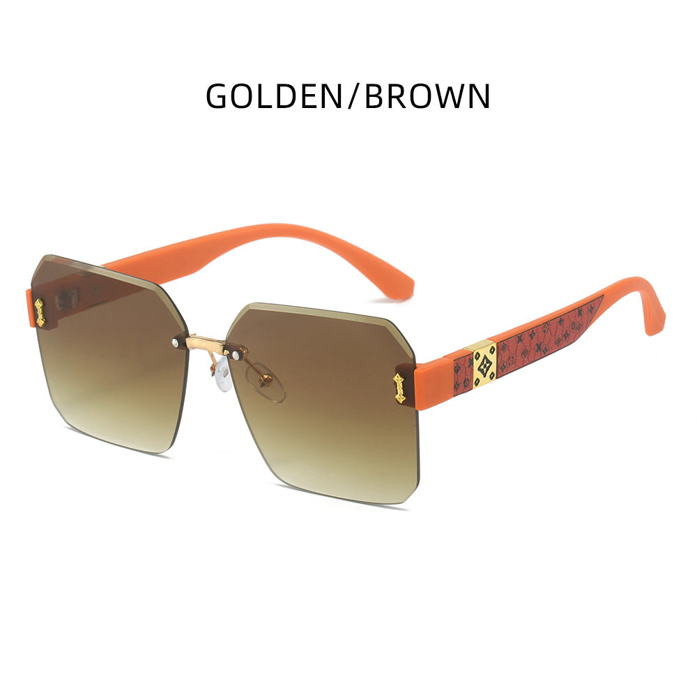 Wholesale Frameless Cut Edge UV Protection Polarized Sunglasses