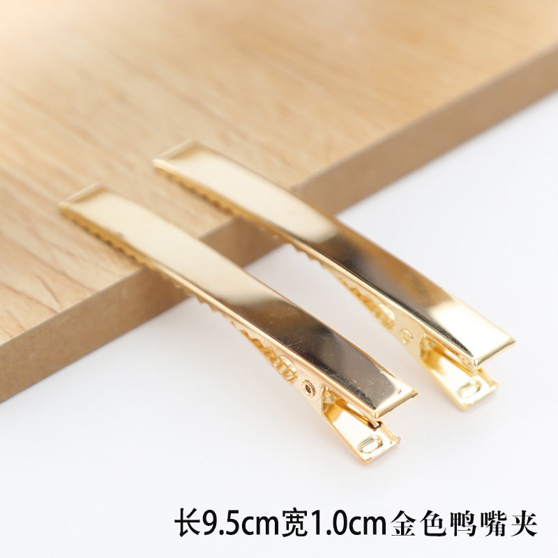 Wholesale 30pcs/pack Handmade Cream Glue DIY Word Clip Hairpin Material Package Accessories