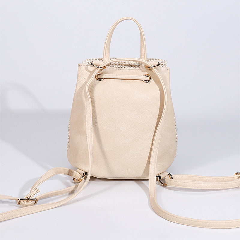 Wholesale Straw sunflower backpack