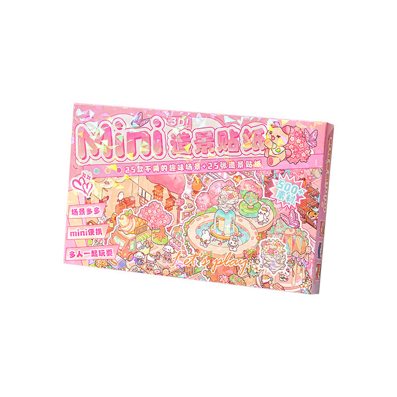 Wholesa 3D three-dimensional  stickers children' s DIY handmade