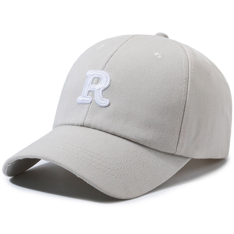 Wholesale R Standard Sun Hat Hard Top Short Brim Baseball Cap