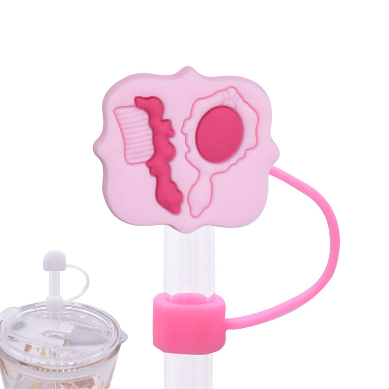 Wholesale Random 100pcs 10MM Pink Dust Plug Straw Hat Creative DIY Straw Accessories