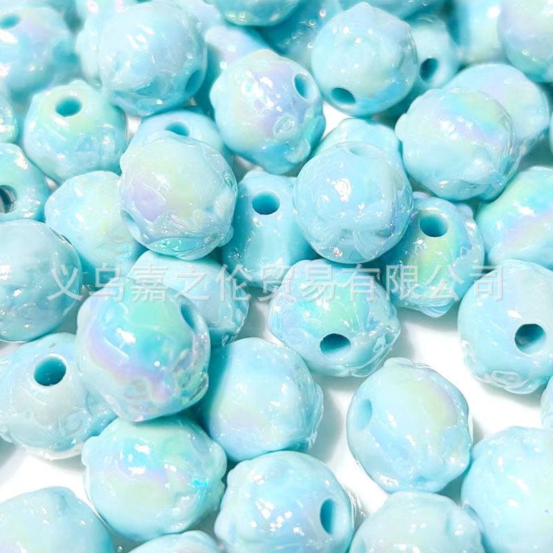 Wholesale 200PCS Baroque Popcorn Acrylic Beads