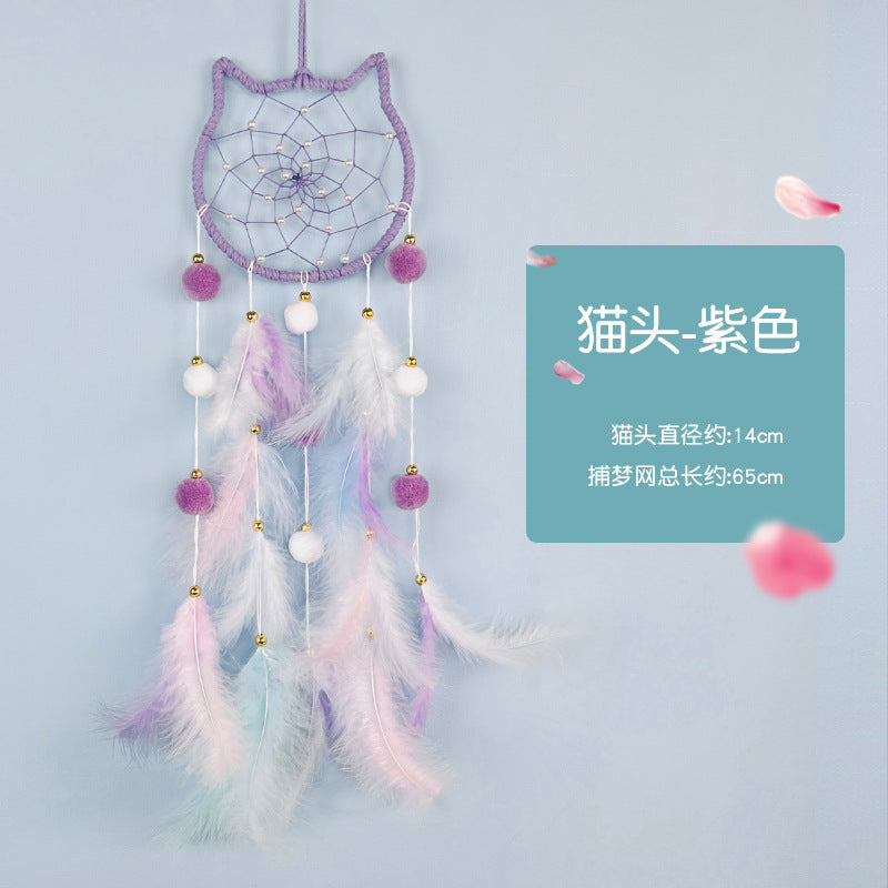 Wholesale Feather Woven Dream Catcher Pendant