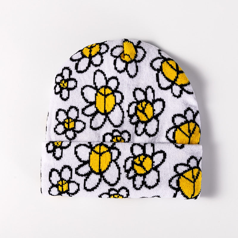 Wholesale Autumn and Winter Children's Cartoon Jacquard Knitted Beanie