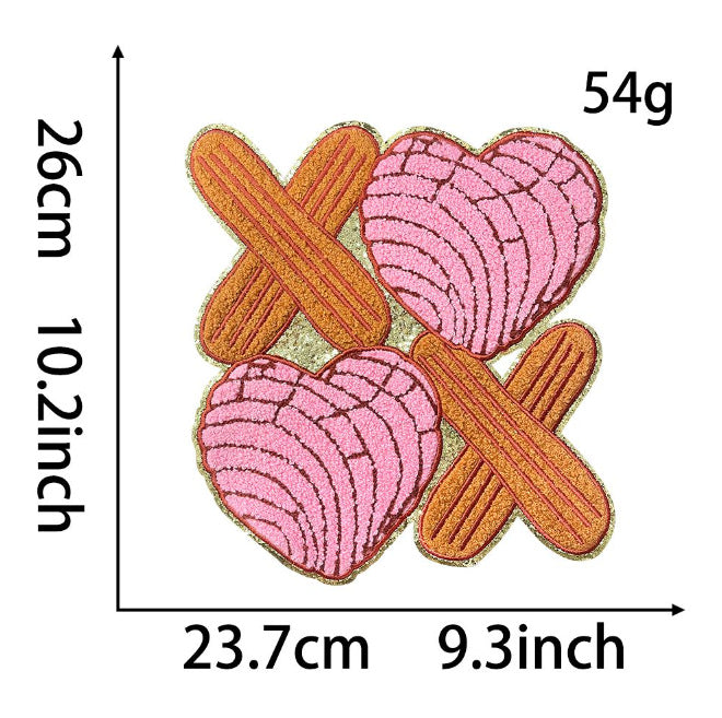 Wholesale Valentine' s Day LOVE 15cm Towel  Cloth DIY Patches