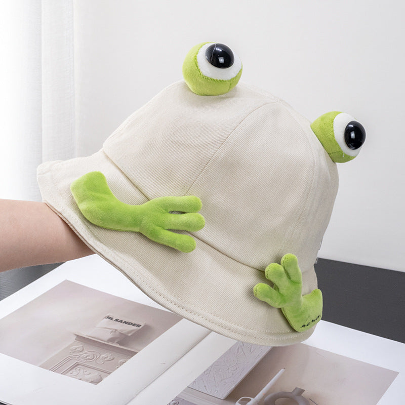 Wholesale Cute Sweet Frog Eyes Bucket Hat