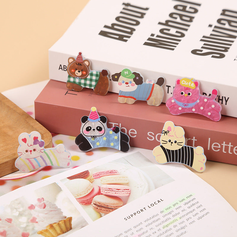 Wholesale 10pcs Cartoon Cute Dog Acrylic Flatback