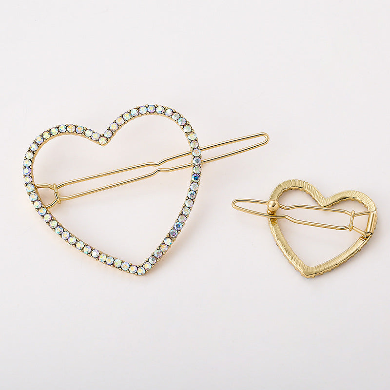 Wholesale Valentine's Day Love Diamond Alloy Hair Clips