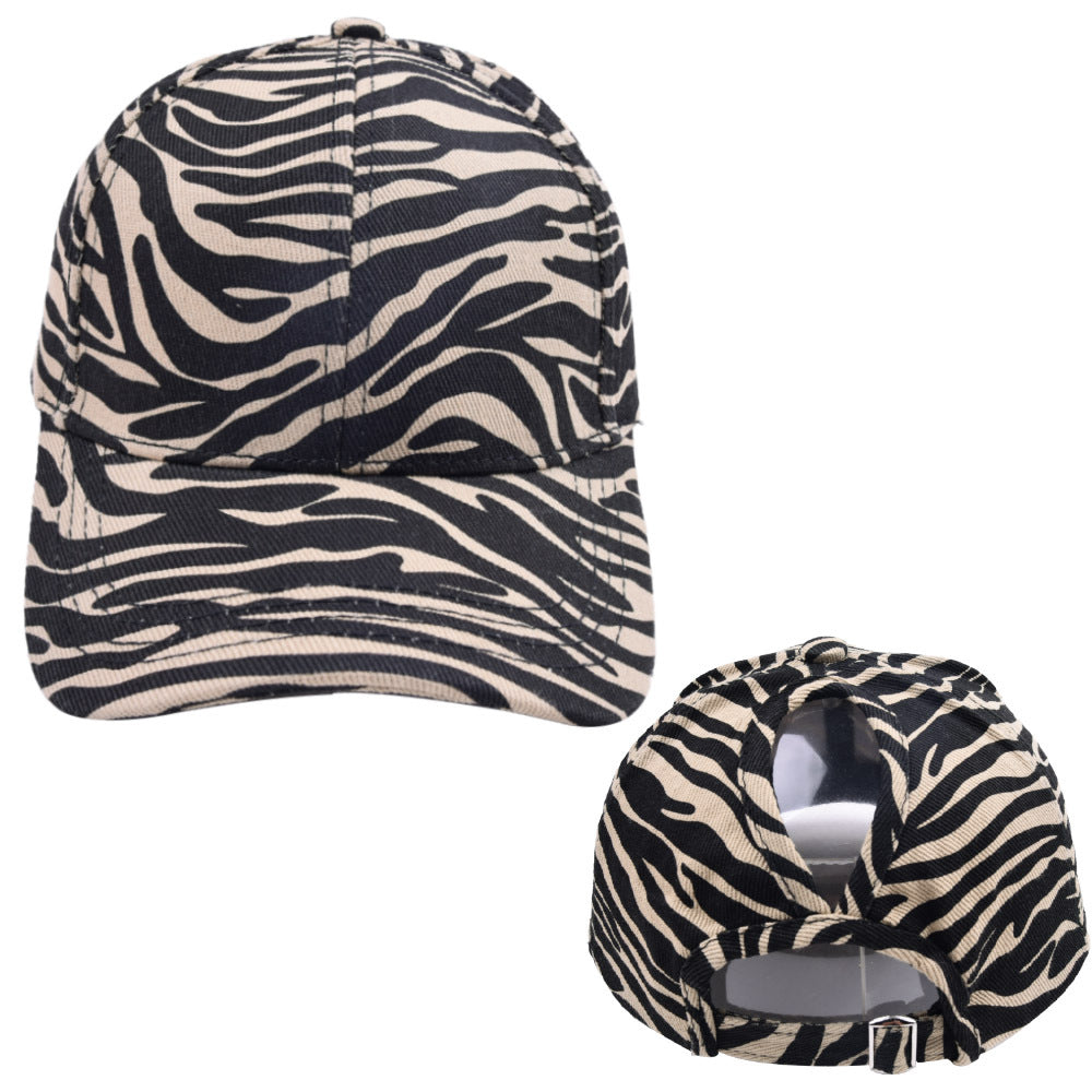 Capilla de béisbol de rayas de vaca de algodón al por mayor