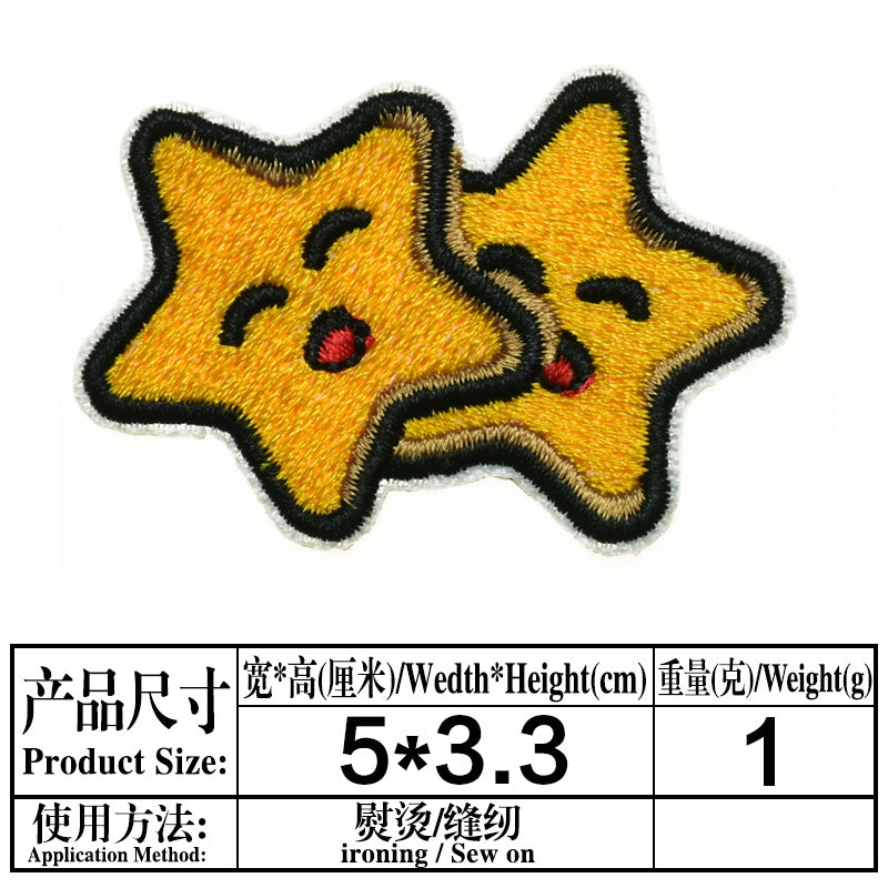 Wholesale Cute Cartoon Bee Embroidered Patch Stylish Decorative Accent For Clothing Hats Towels DIY Craft Supply