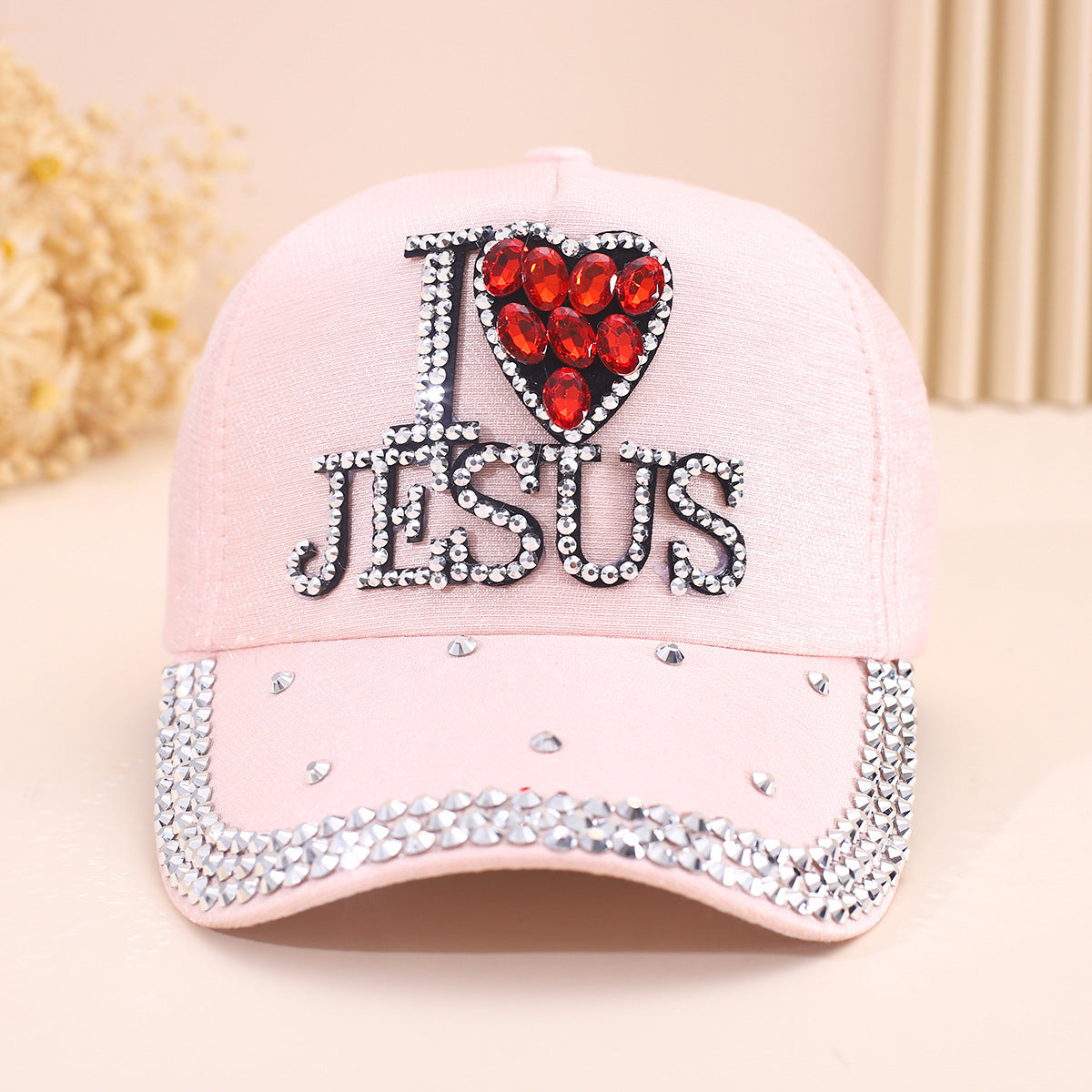 Wholesale Spring and autumn thickened baseball cap with rhinestone letters