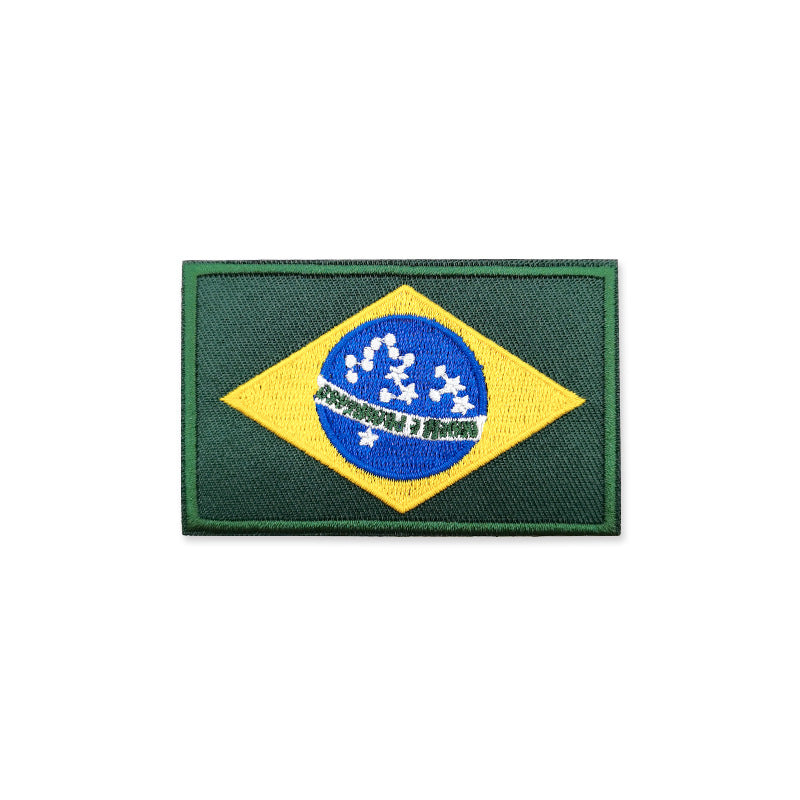 Wholesale National Flag Embroidered Armband Hat Patch