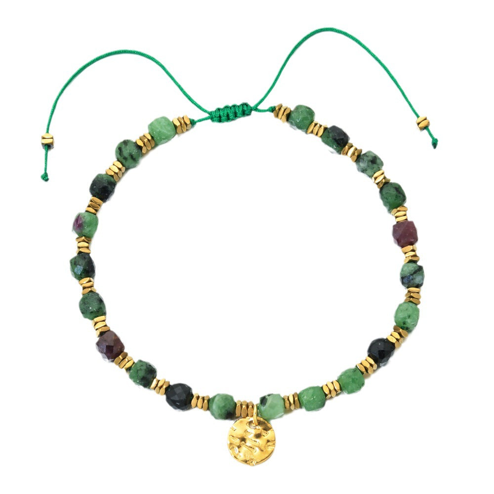 Wholesale Boho Style 4M Natural Stone Crystal Bracelet