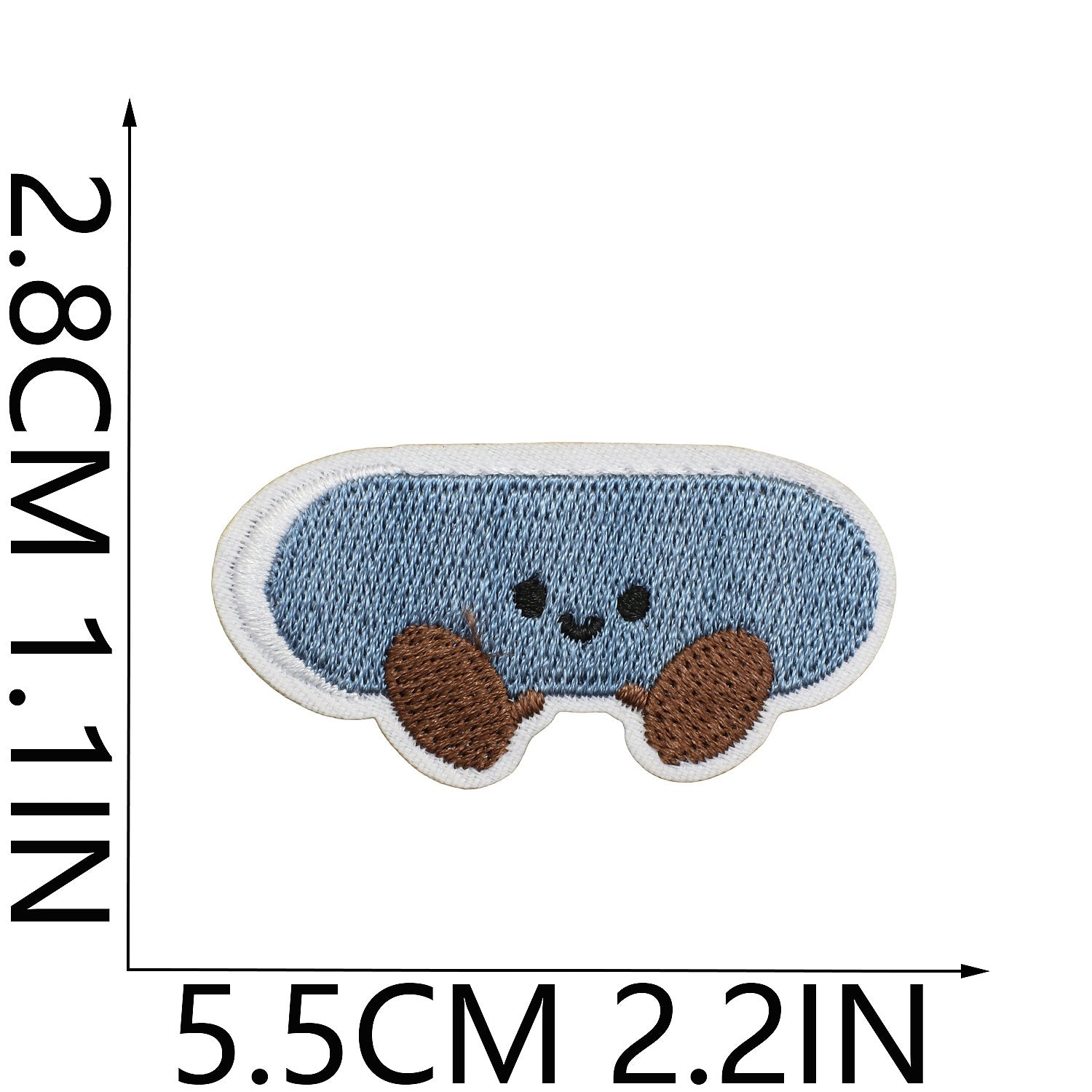 Wholesale Badminton racket embroidered patch