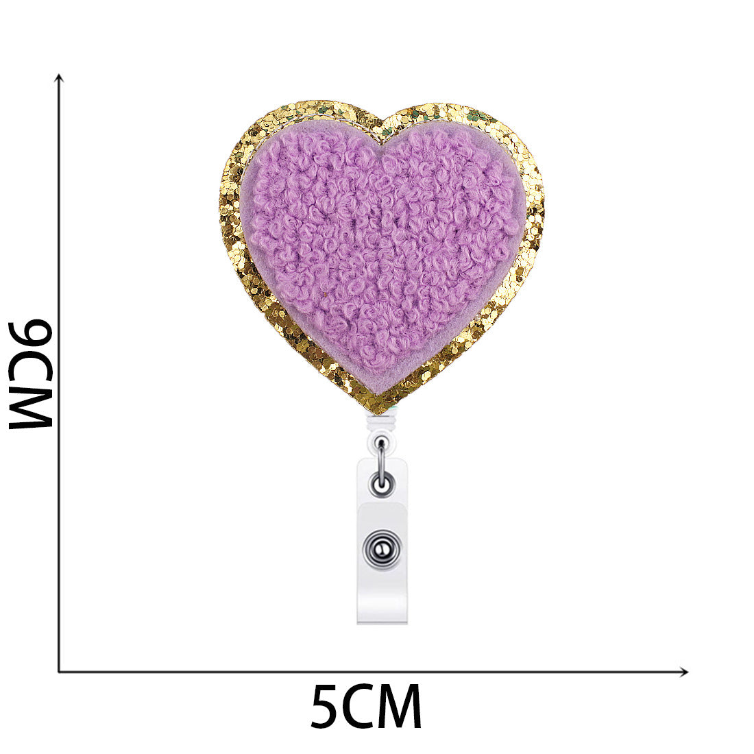 Wholesale towel embroidery love easy pull-up button embroidery cloth stickers