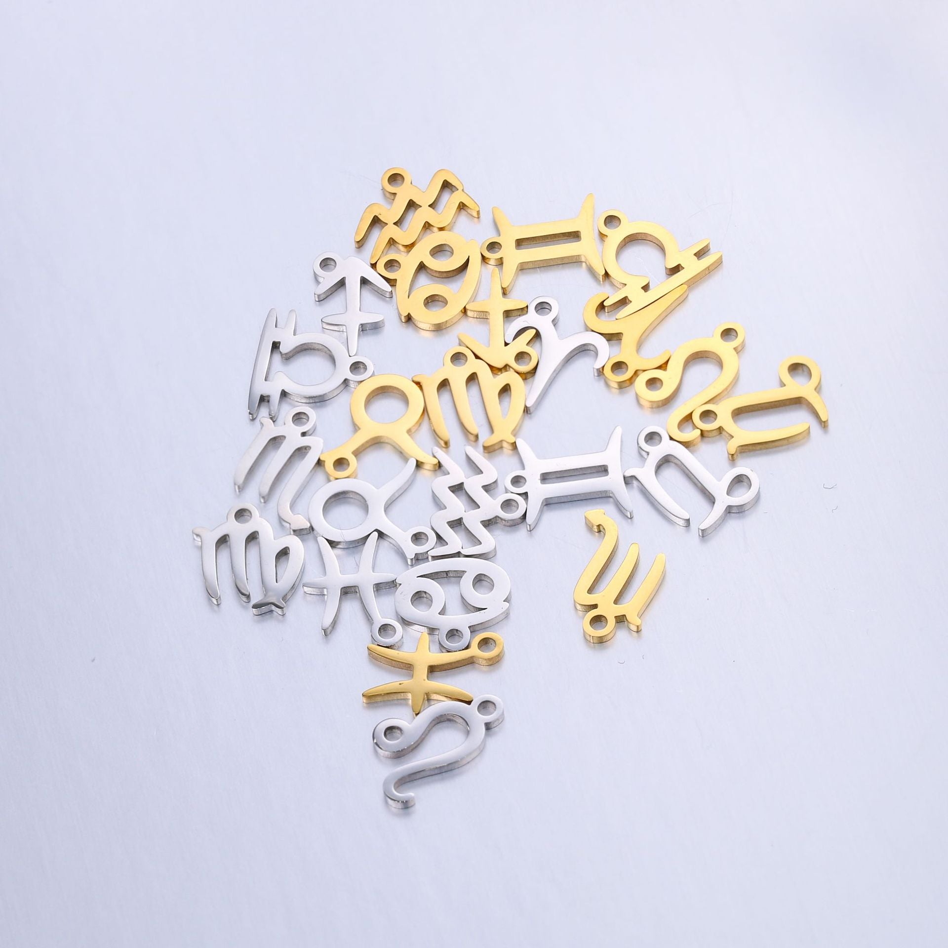 Wholesale Constellation Titanium Steel Necklaces