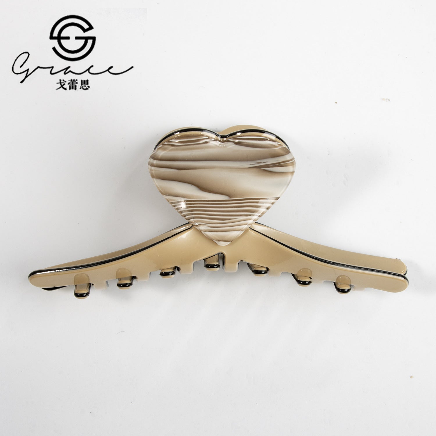 Wholesale Valentine's Day 10cm High Ponytail Clamp