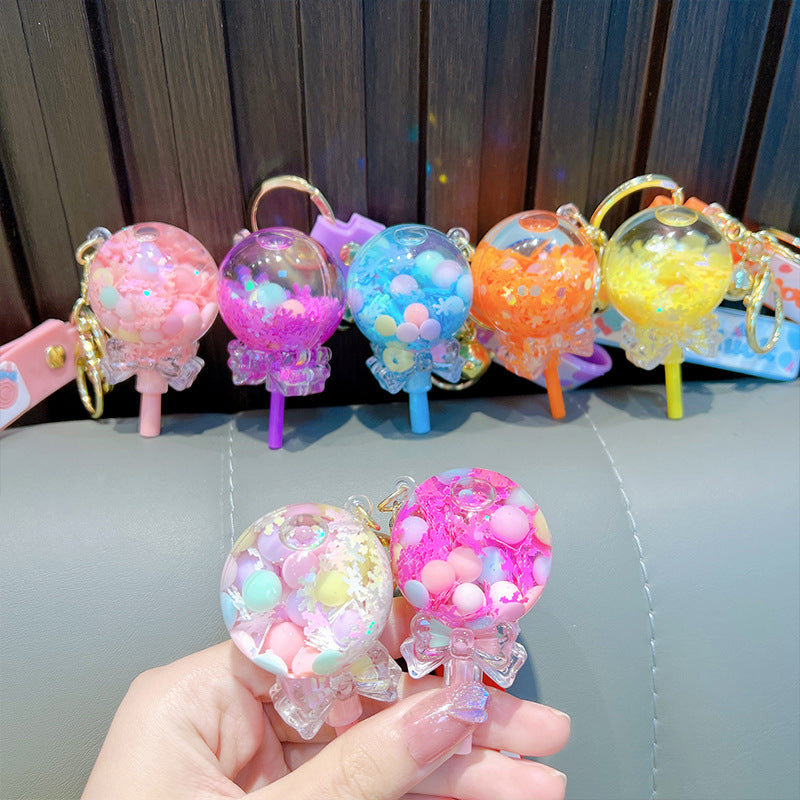 Wholesale Add Oil Jelly Beans To The Lollipop Keychain