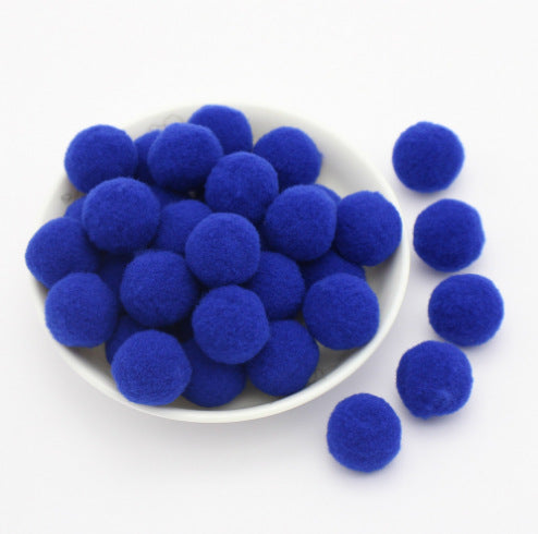 Wholesale 20MM diy handmade materials headdress accessories high elastic wool ball colorful wool ball NO HOLE