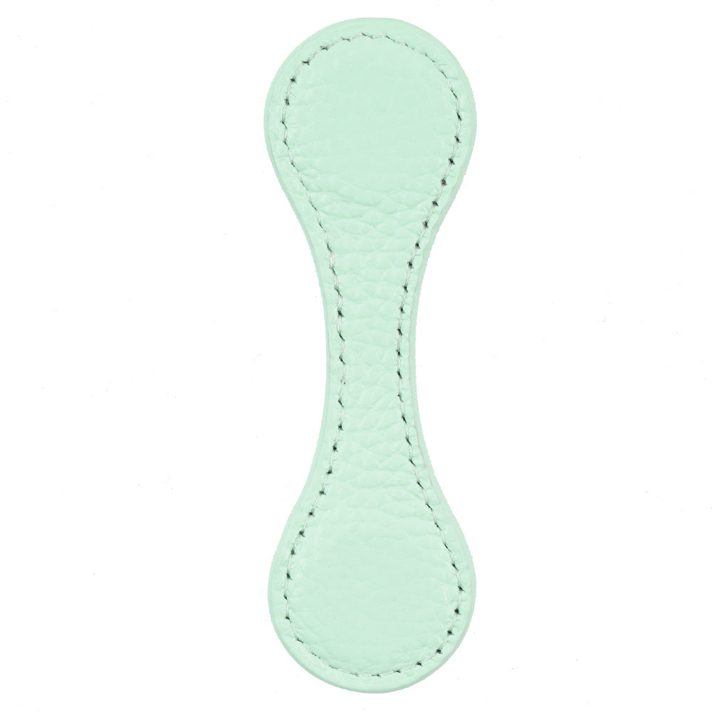 Wholesale Crazy horse leather double-sided magnetic bookmark clip