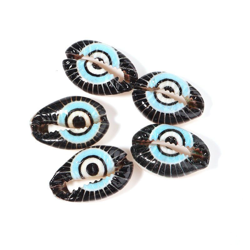 Al por mayor 20 piezas/paquete de caracol natural de concha pintada tortuga corta corta cuentas de concha