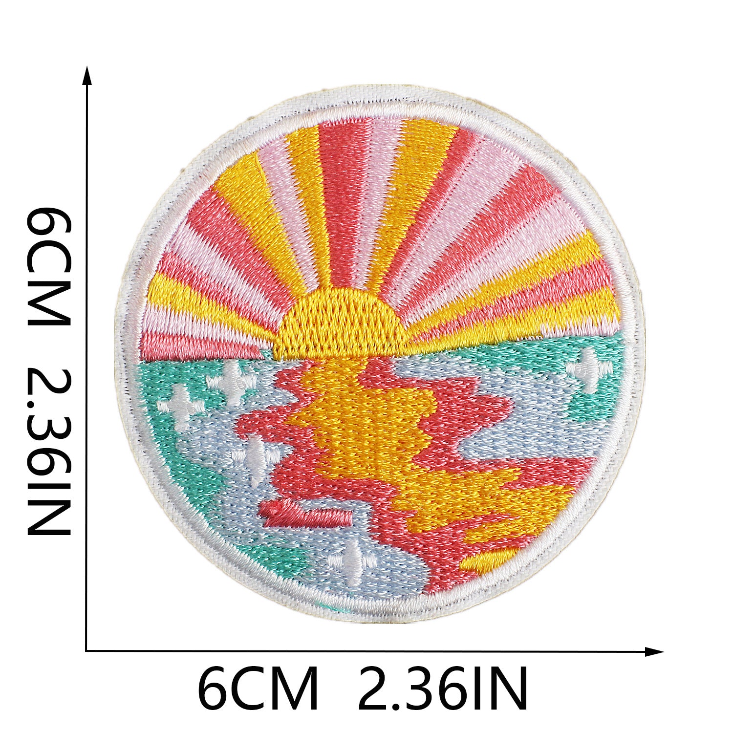 Wholesale energy embroidery cloth stickers