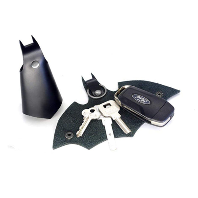 Wholesale Bat Shape Leather Keychain