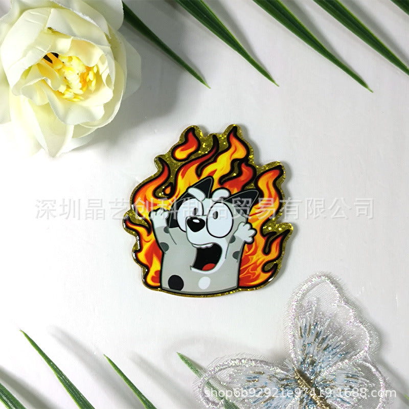 Wholesale 10pcs/pack Acrylic DIY Accessories-Gold Plate Series