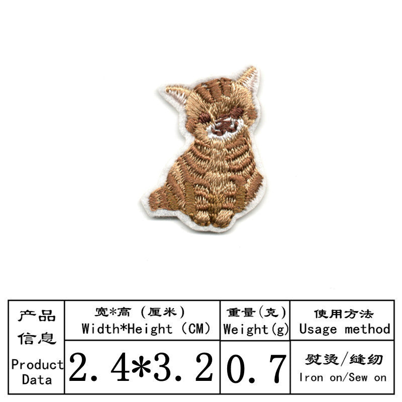 Wholesale Embroidered Cartoon Animal Patches 16Pcs For Hats Clothing DIY Decorative Craft Supply OLY Exclusive