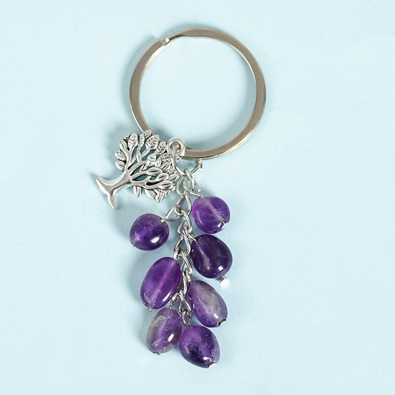 Wholesale Tree of Life Crystal Keychain