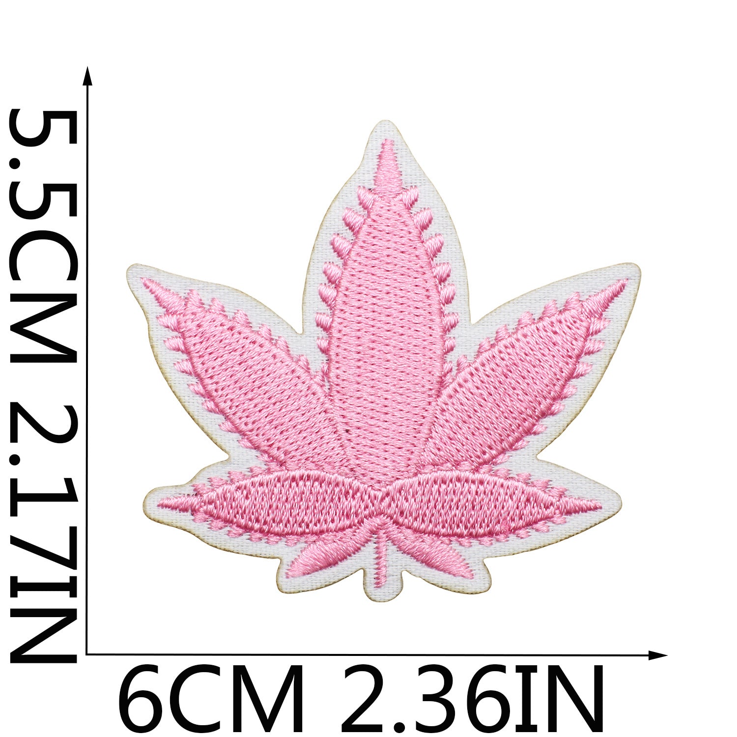Wholesale Stylish Embroidered Maple Leaf Patch For Teen Girls Clothing Decorative Accent DIY Craft Supply