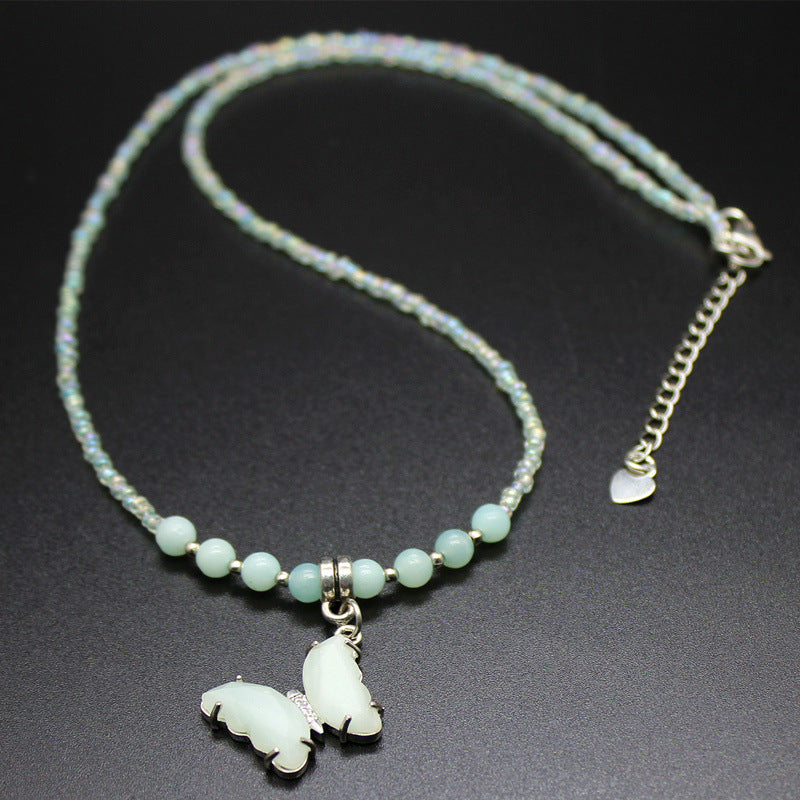 Wholesale Amethyst Butterfly Necklace