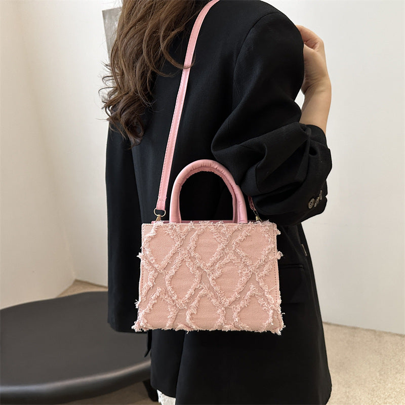 Wholesale Fashion Commuter Large Capacity Lingge Light Luxury Simple Handbag