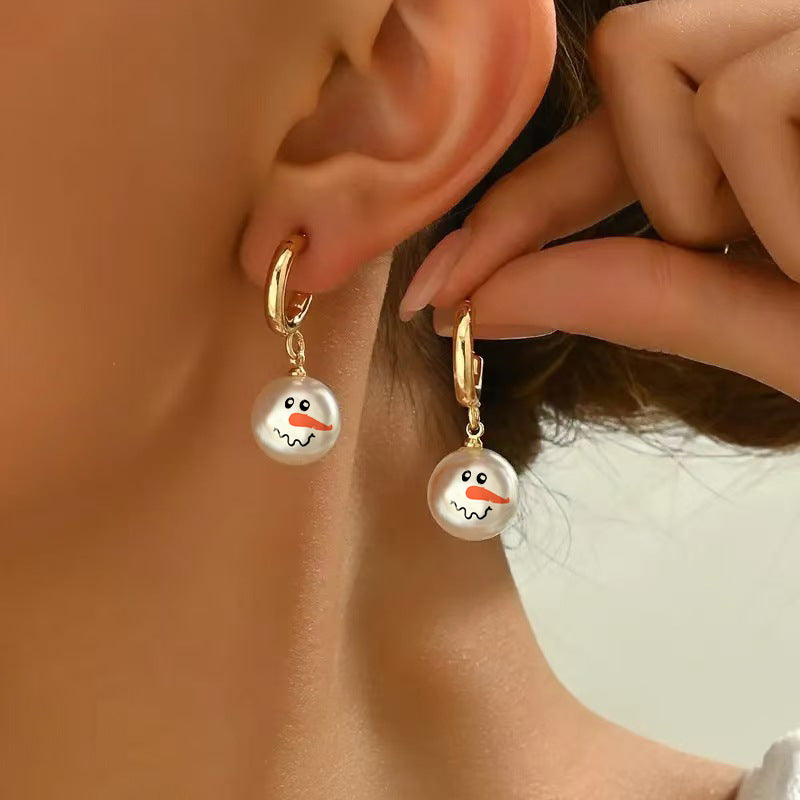 Wholesale Christmas snowman earrings
