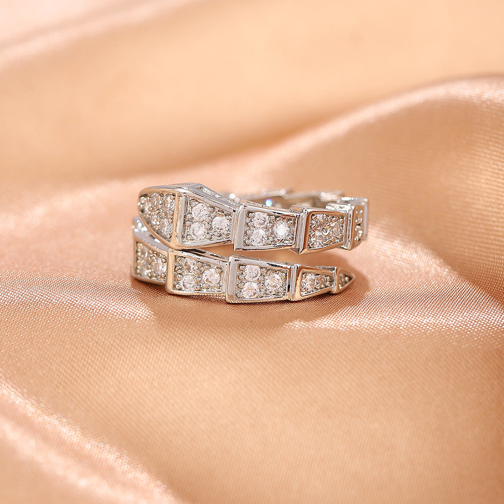 Wholesale Heavy Works Rings Time to Turn Cross Open Adjustable Ring