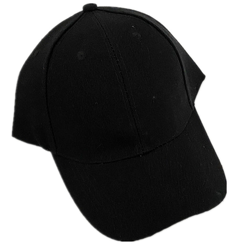 Wholesale 20 colors of black Velcro solid color baseball cap