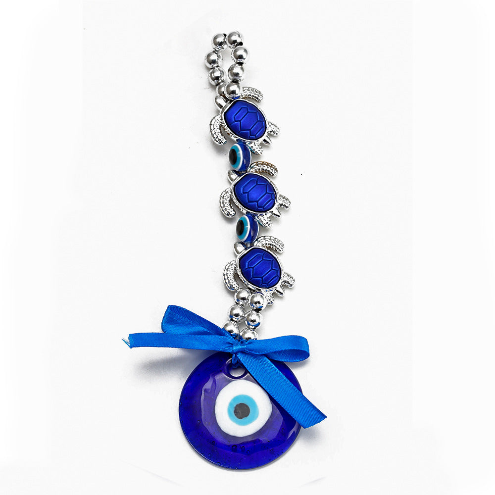 Llaveros de pavo real de vidrio al por mayor