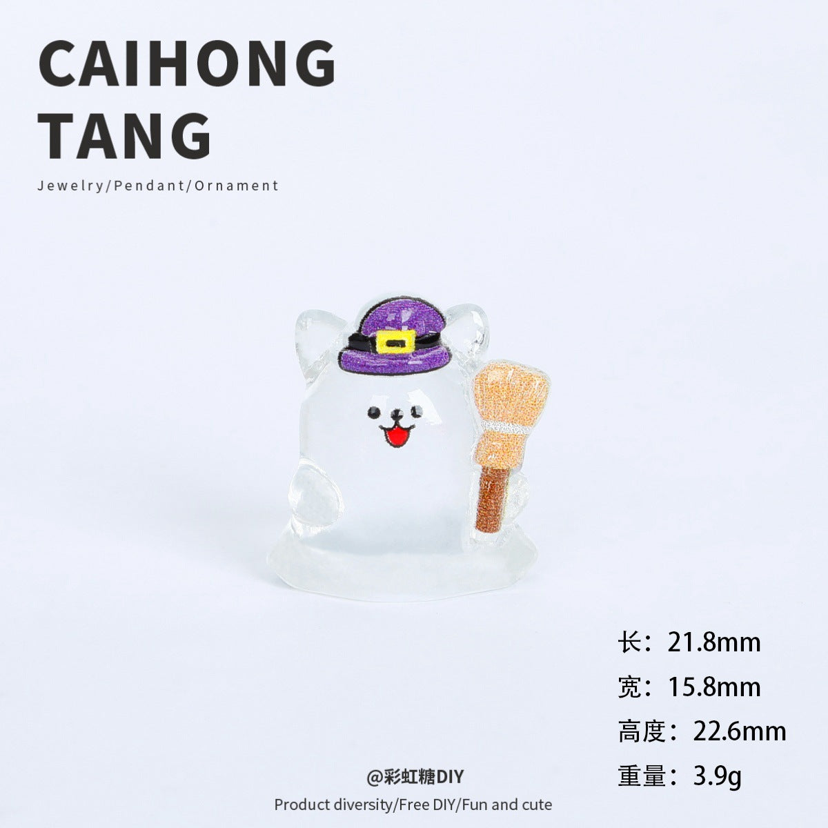 Wholesale  Transparent Cute Cartoon Elf Resin Figurine DIY Craft Accessory For Micro Landscape Decor