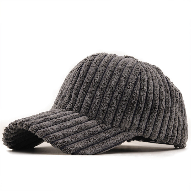 Wholesale Winter Warm Corduroy Fashion Casual Couple Versatile Duckbill Cap