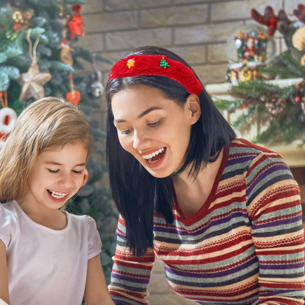Wholesale Christmas Plush Cartoon Hair Bands