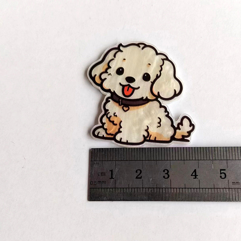 Wholesale 10pcs Cute cats and dogs Acrylic Flatback