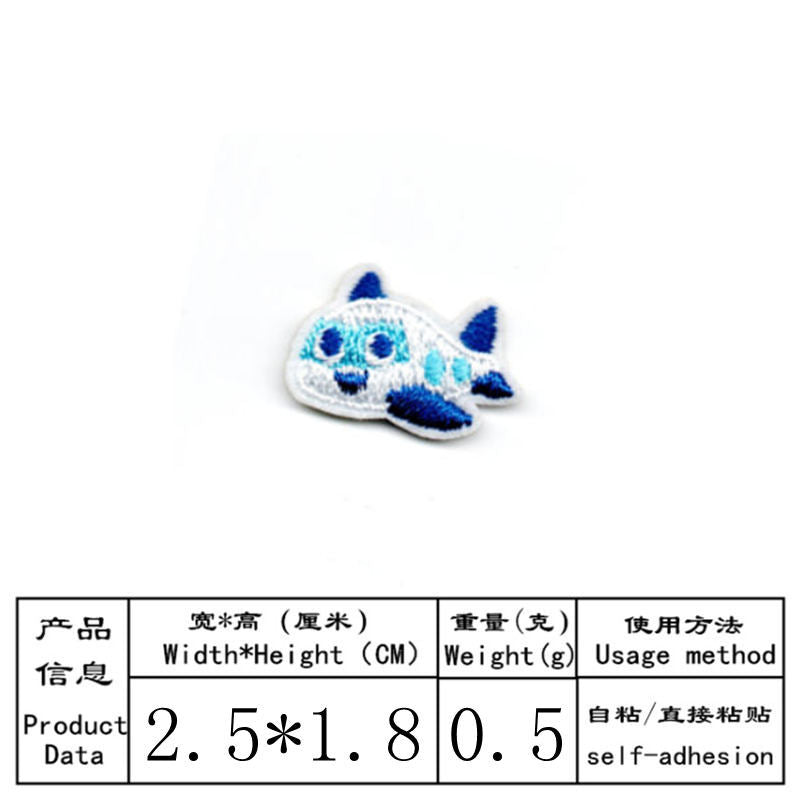 Wholesale Self Adhesive Embroidered Bird Butterfly Insect Patches Set Trendy DIY Decorative Accessory For Coats And Bags Gift Boutique Resale