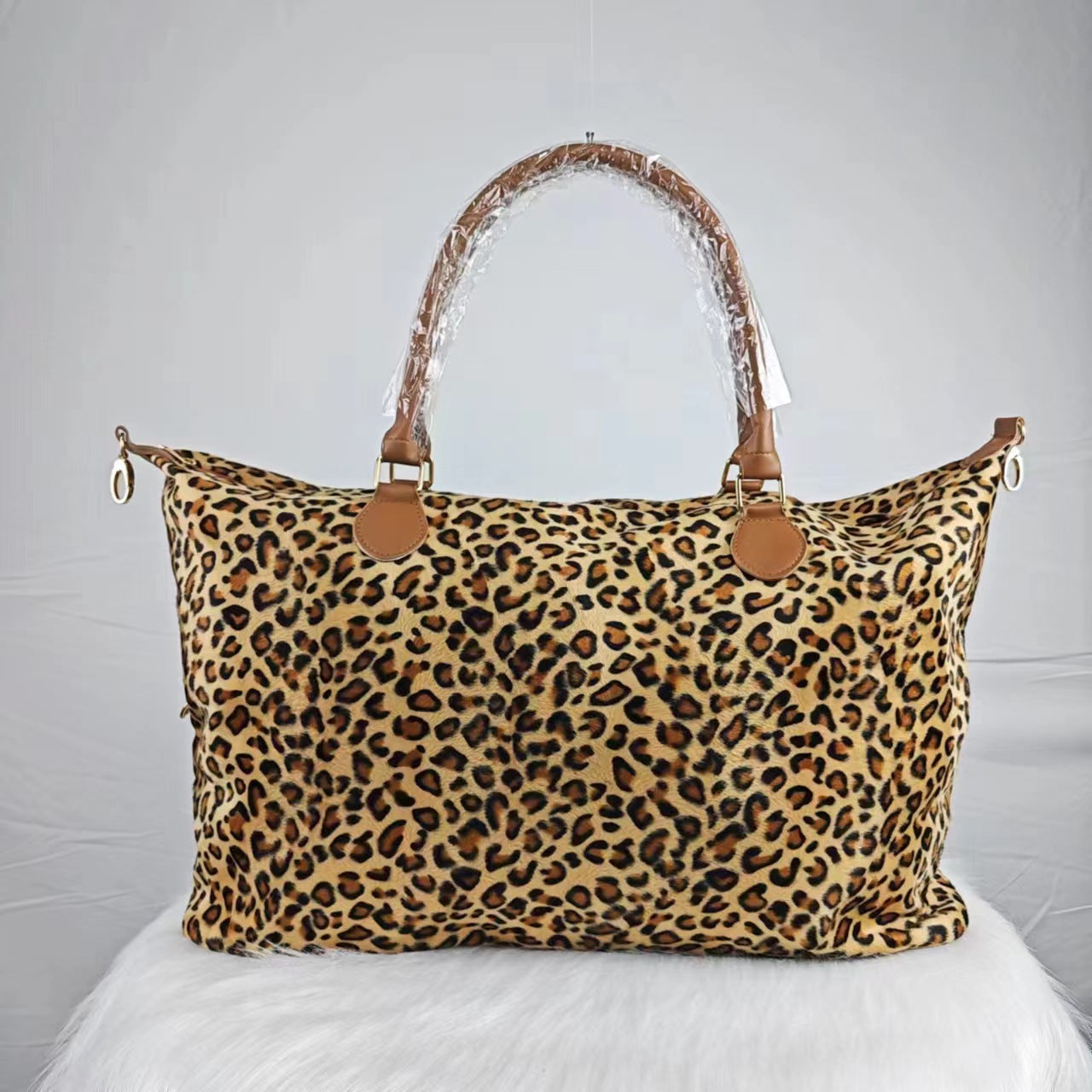 Wholesale Travel Tote Bag for Overnight Weekend Cow Bohemian Canvas Bag