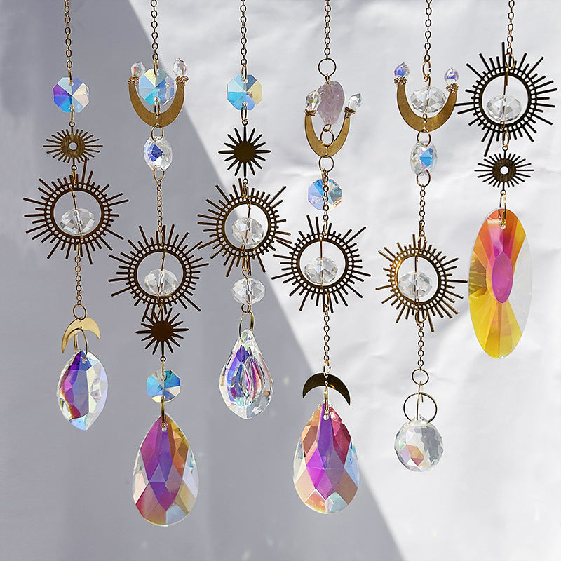 Wholesale Crystal Sun Catcher Golden Sun Pendant Lighting Pendant
