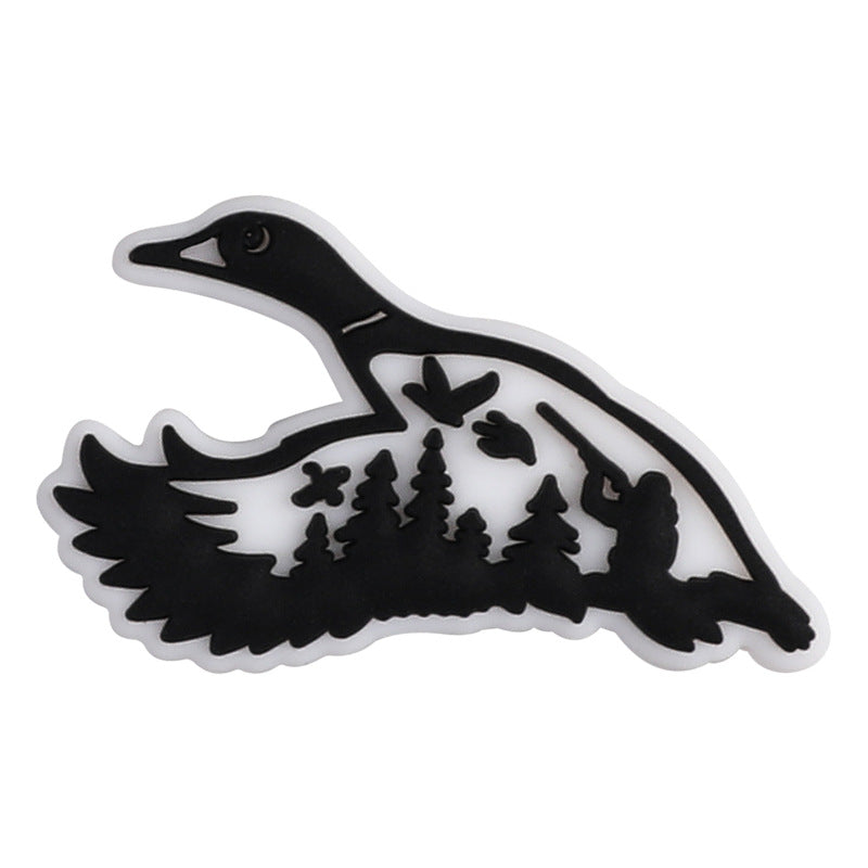 Wholesale 20pcs/ pack deer antler silicone beads DIY straight hole beads