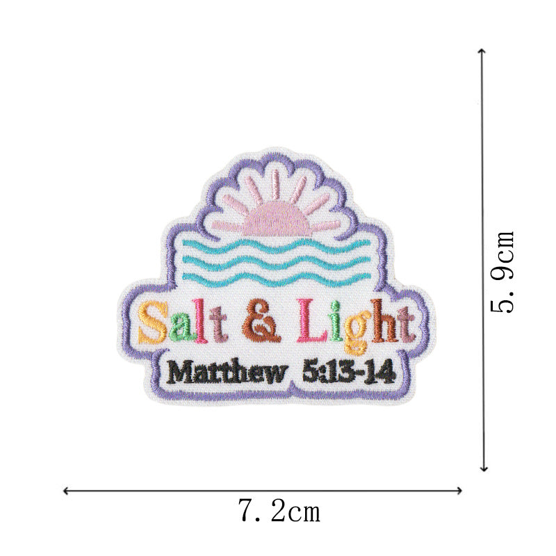 Wholesale  Bible Cloth Embroidery  DIY Patches