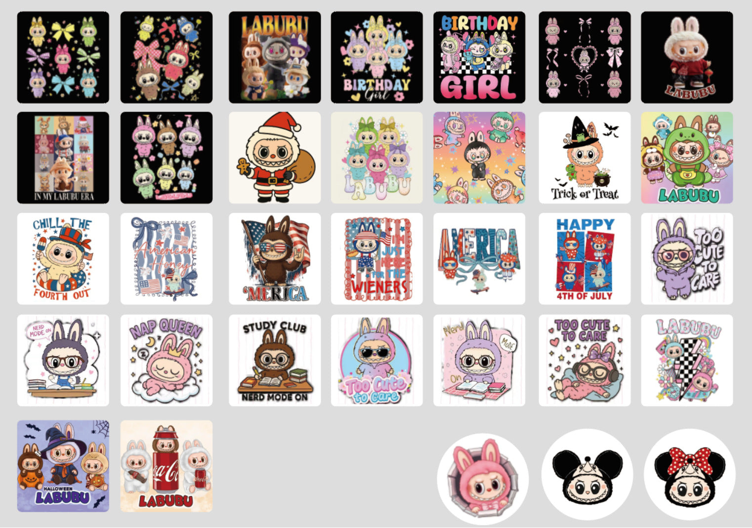 Wholesale 30pcs Luminous printed silicone beads DIY Accessories